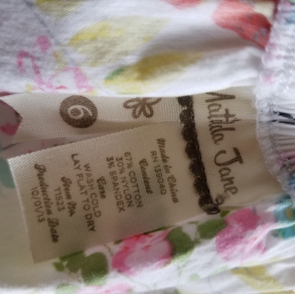 Matilda Jane baby girl toddler butterfly dress sz 4 - Picture 15 of 16